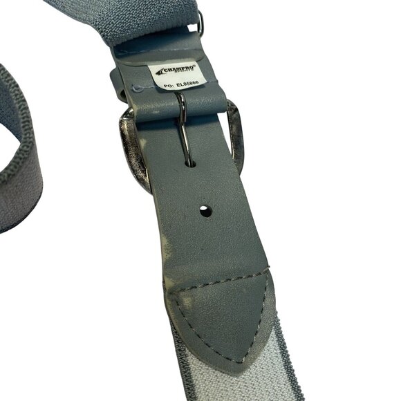 Adjustable Gray Champro Sports Elastic Stretch Belt Softball Baseball Buckle - Picture 6 of 6